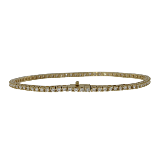 14 Karat Tennisarmbånd 1,5 ct.