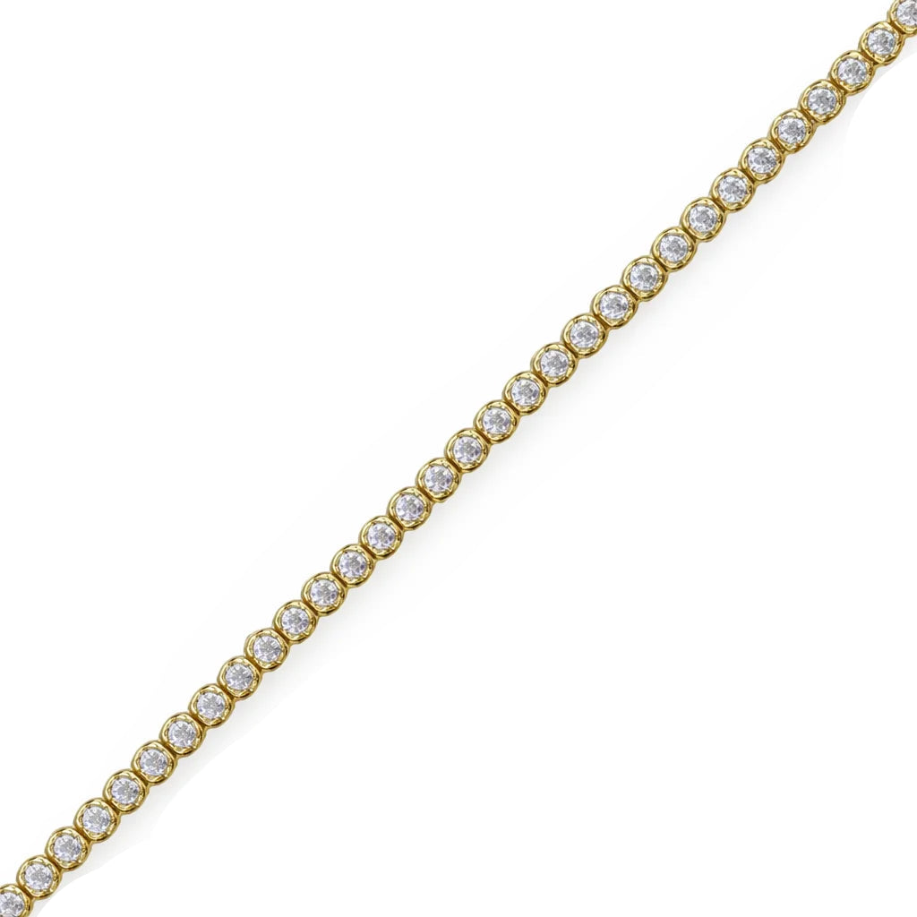 14 Karat Tennisarmbånd 0,33 ct.