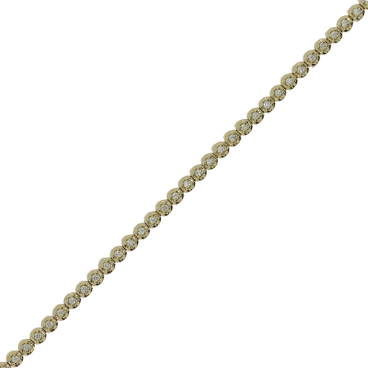 14 Karat Tennisarmbånd 0,33 ct.