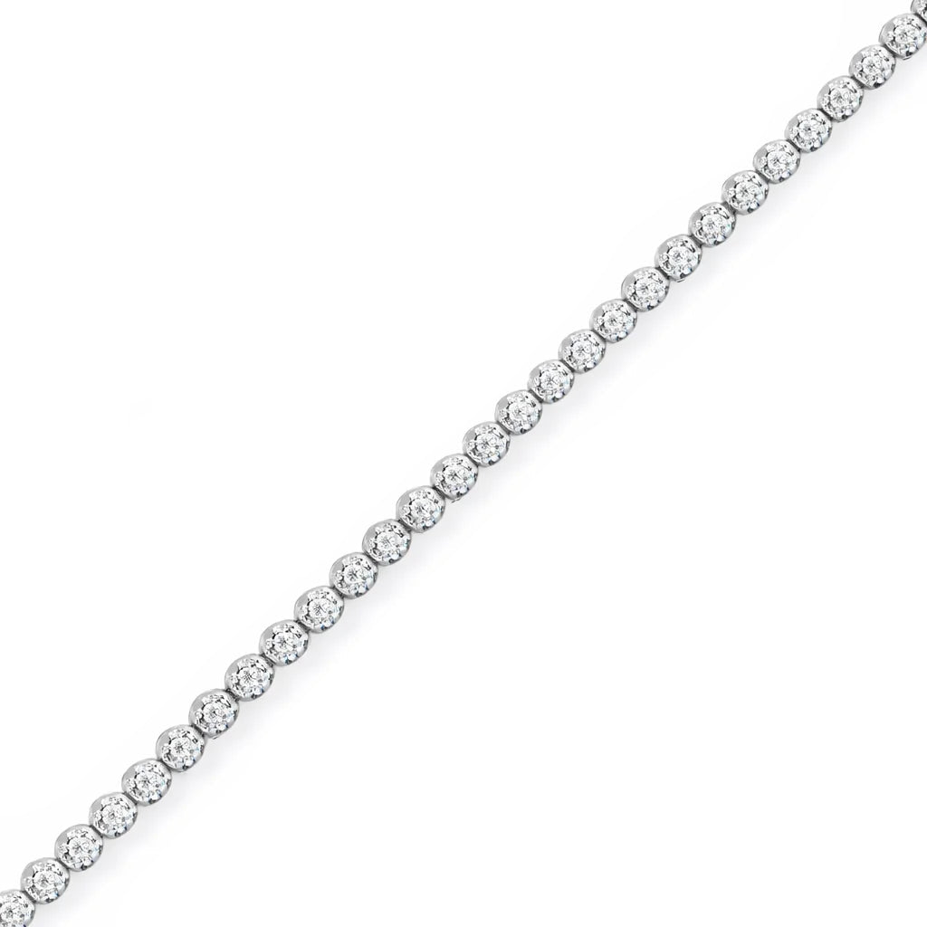 14 Karat Hvidguld Tennisarmbånd 0,33 ct.