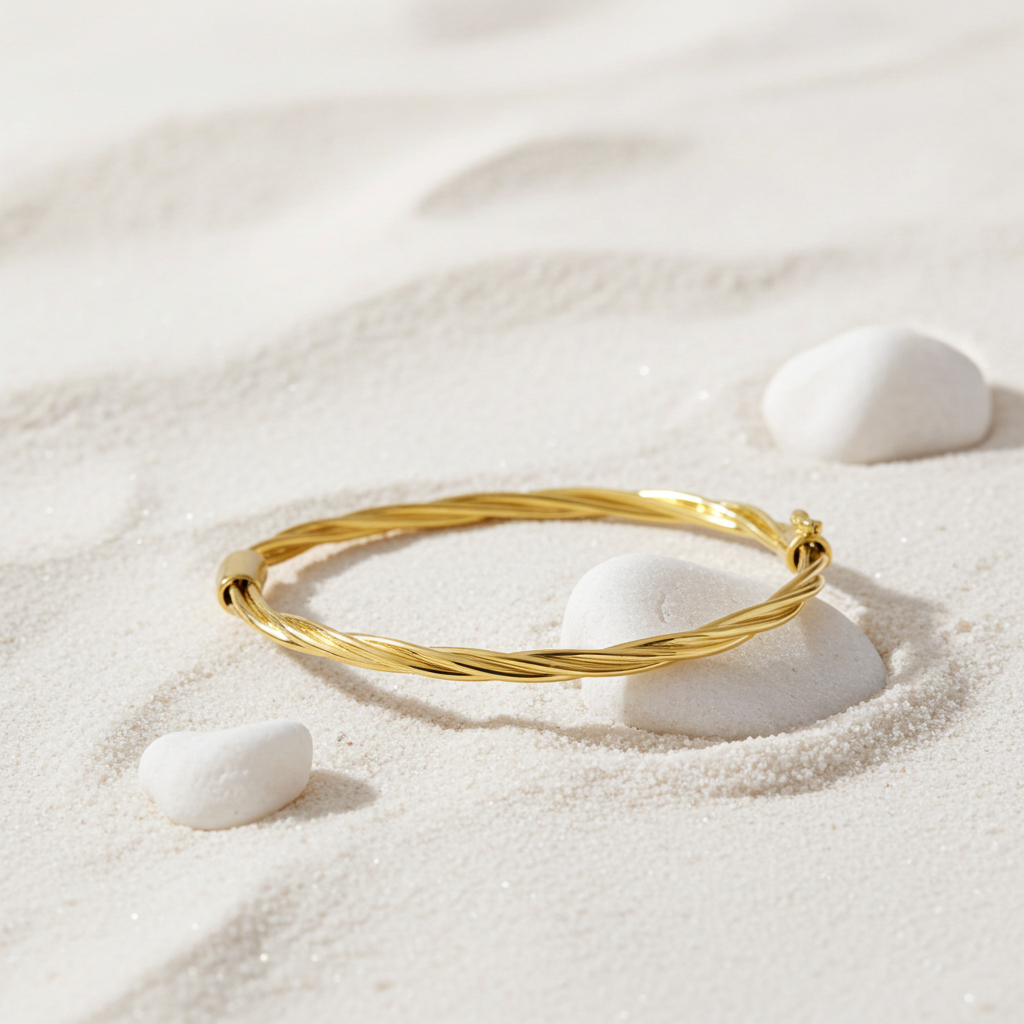 14 Karat Snoet Armring