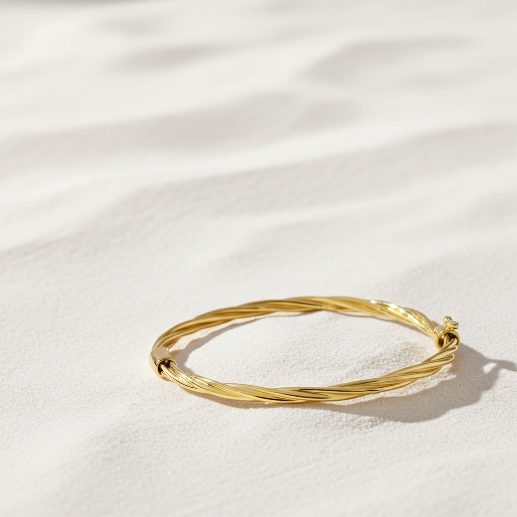 14 Karat Snoet Armring