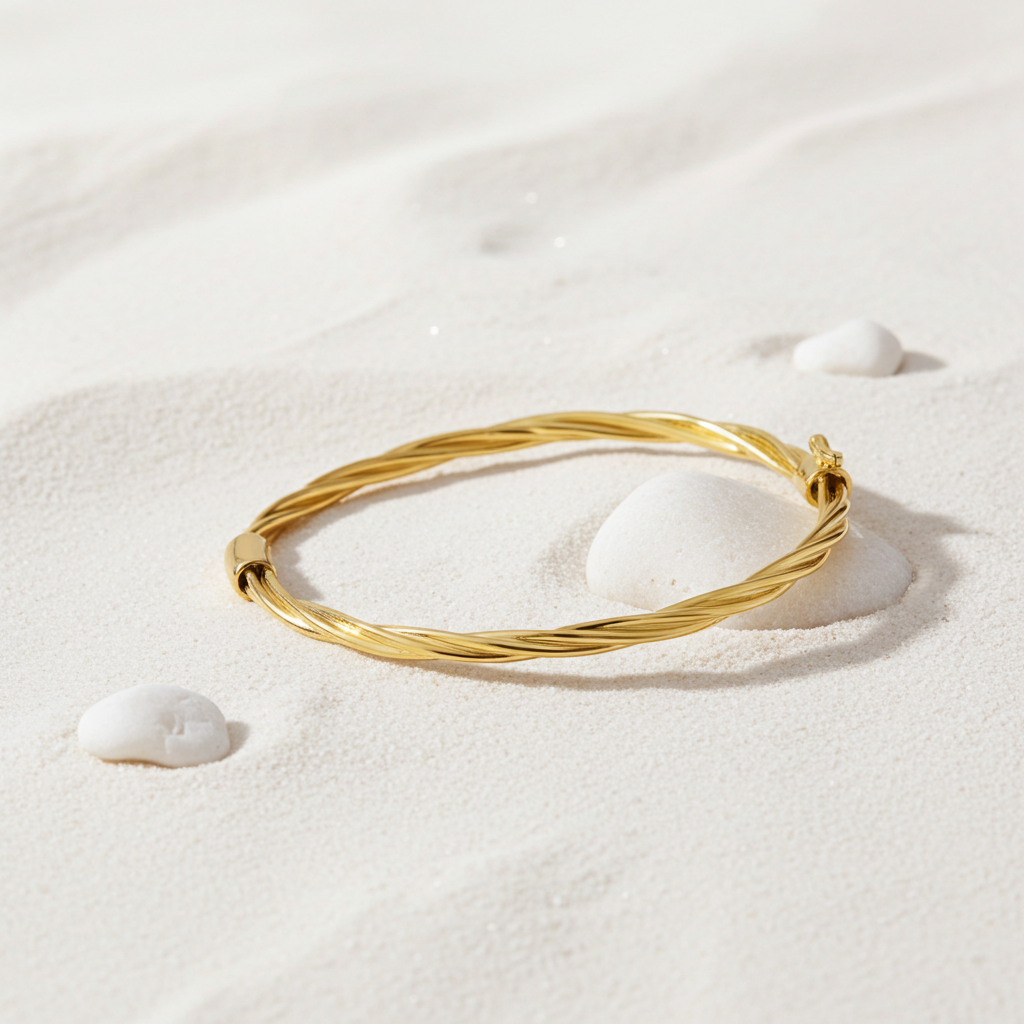 14 Karat Snoet Armring