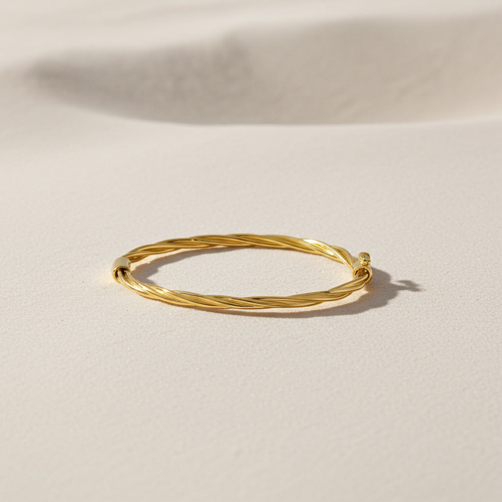 14 Karat Snoet Armring