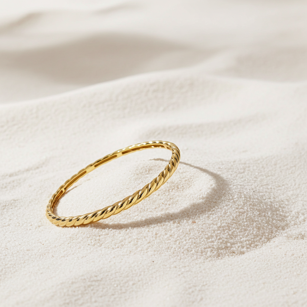 14 Karat Snoet Armring