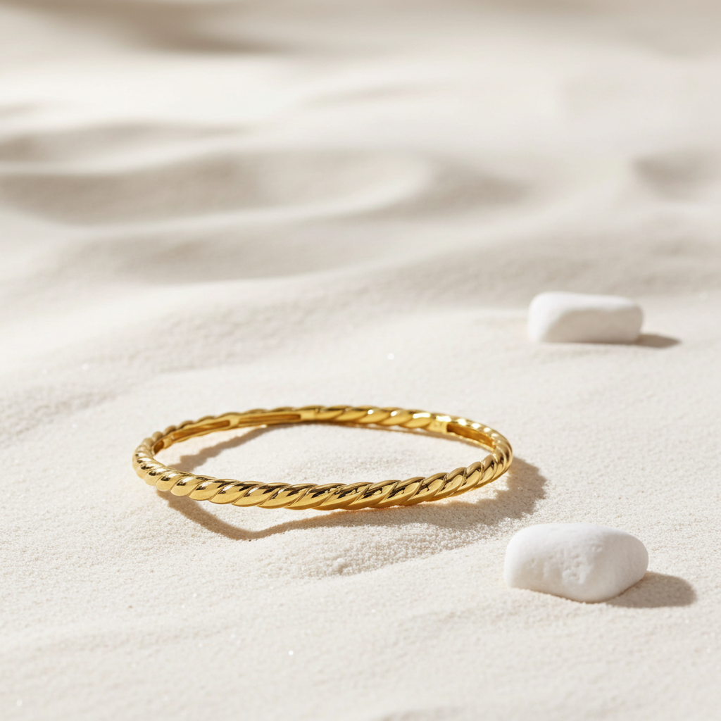 14 Karat Snoet Armring
