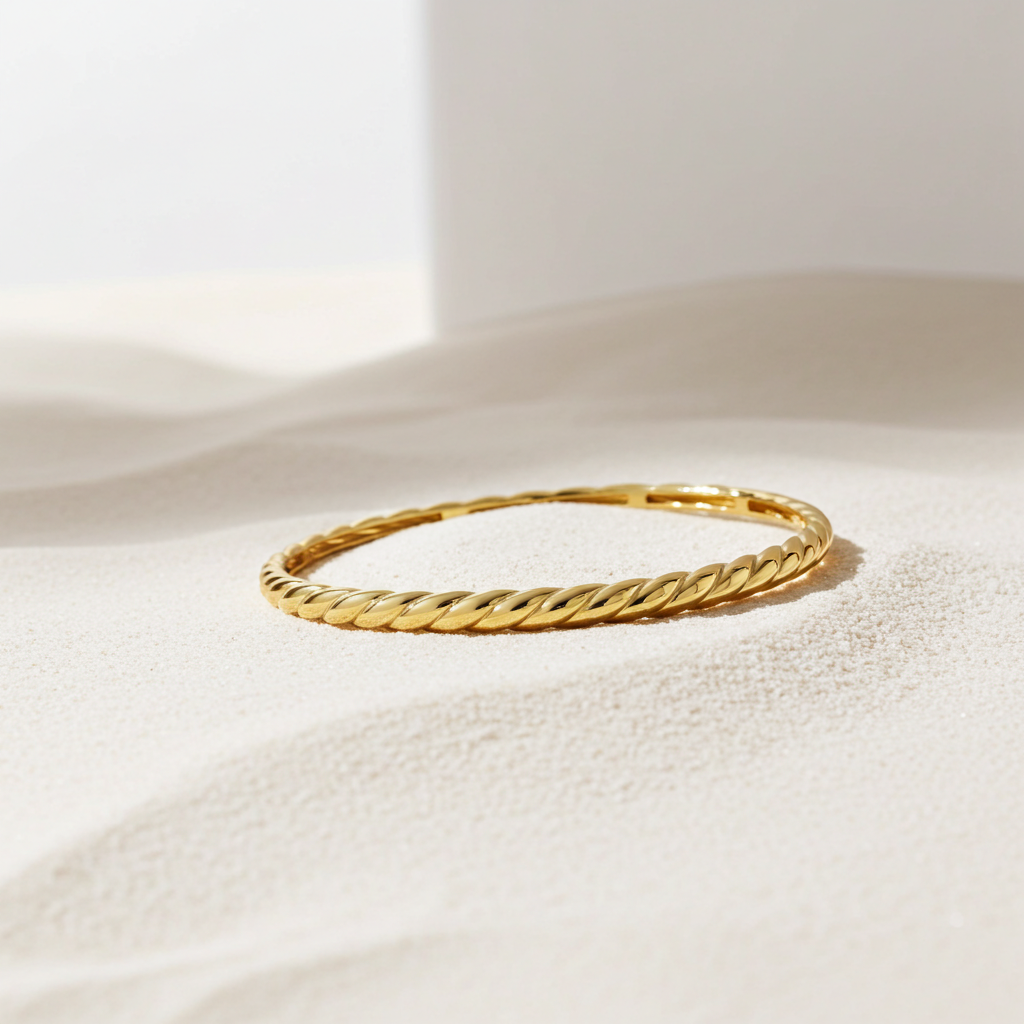 14 Karat Snoet Armring