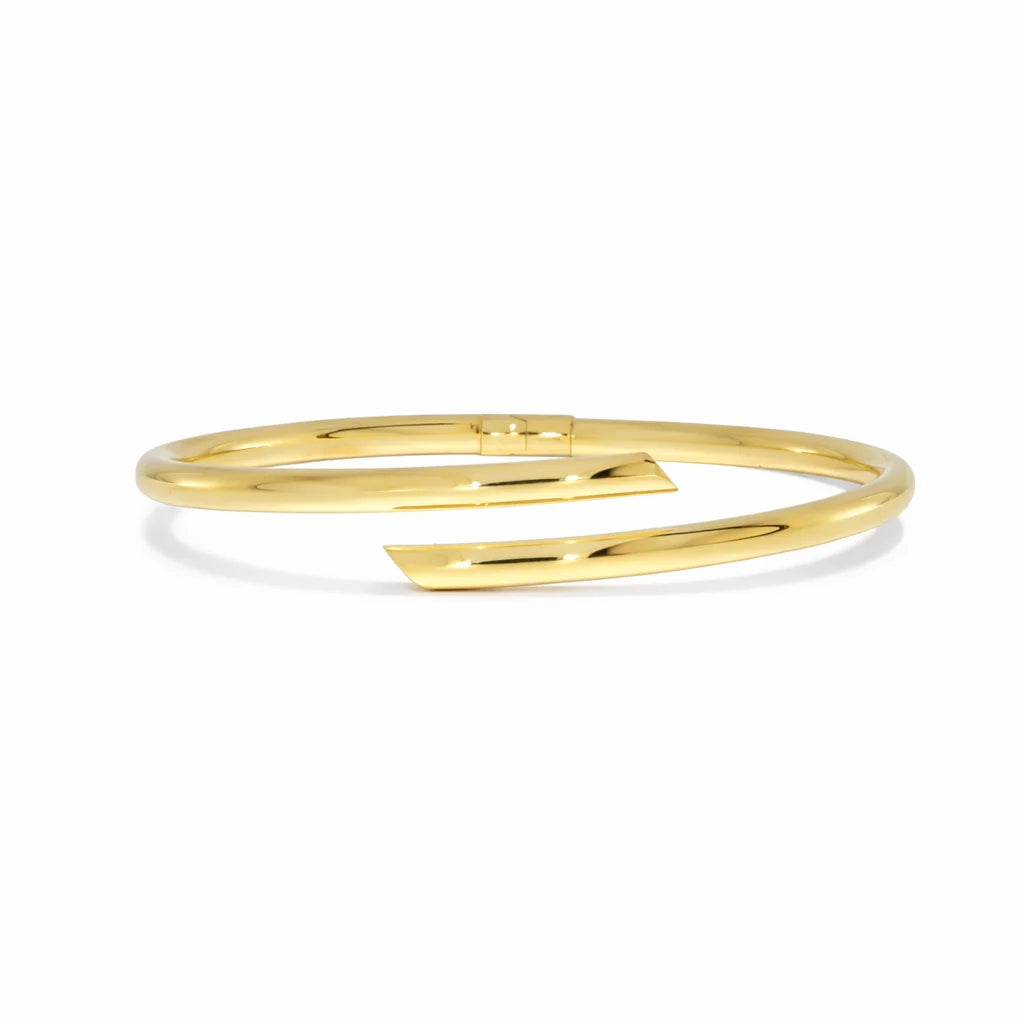 14 Karat Kryds Armring