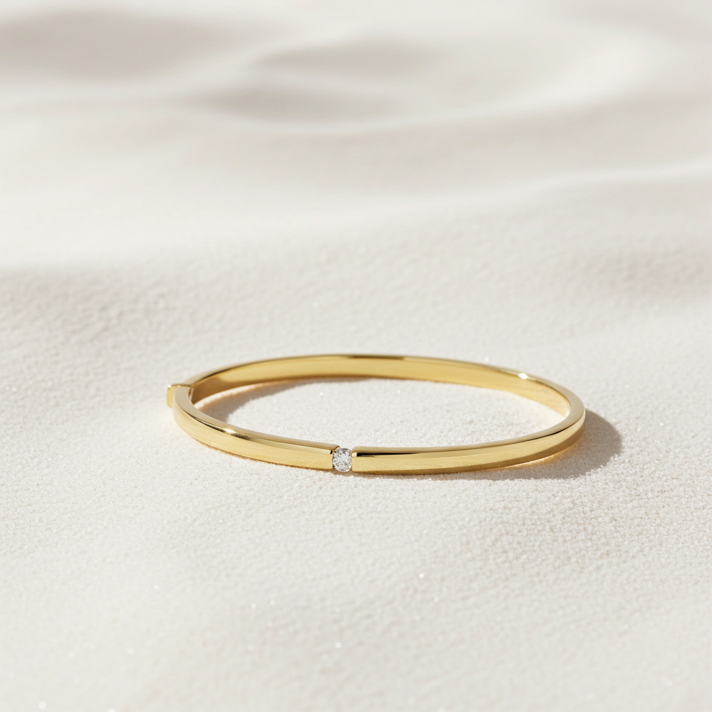 14 Karat Brillant Armring
