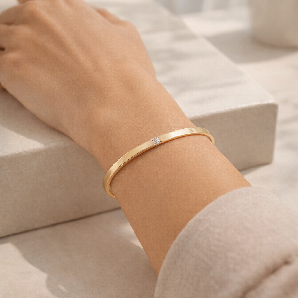 14 Karat Brillant Armring