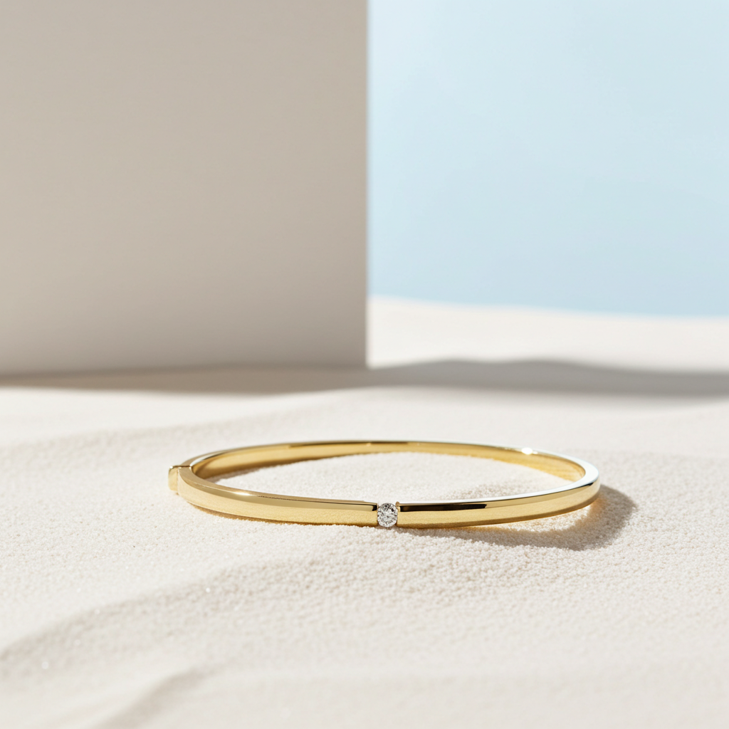14 Karat Brillant Armring