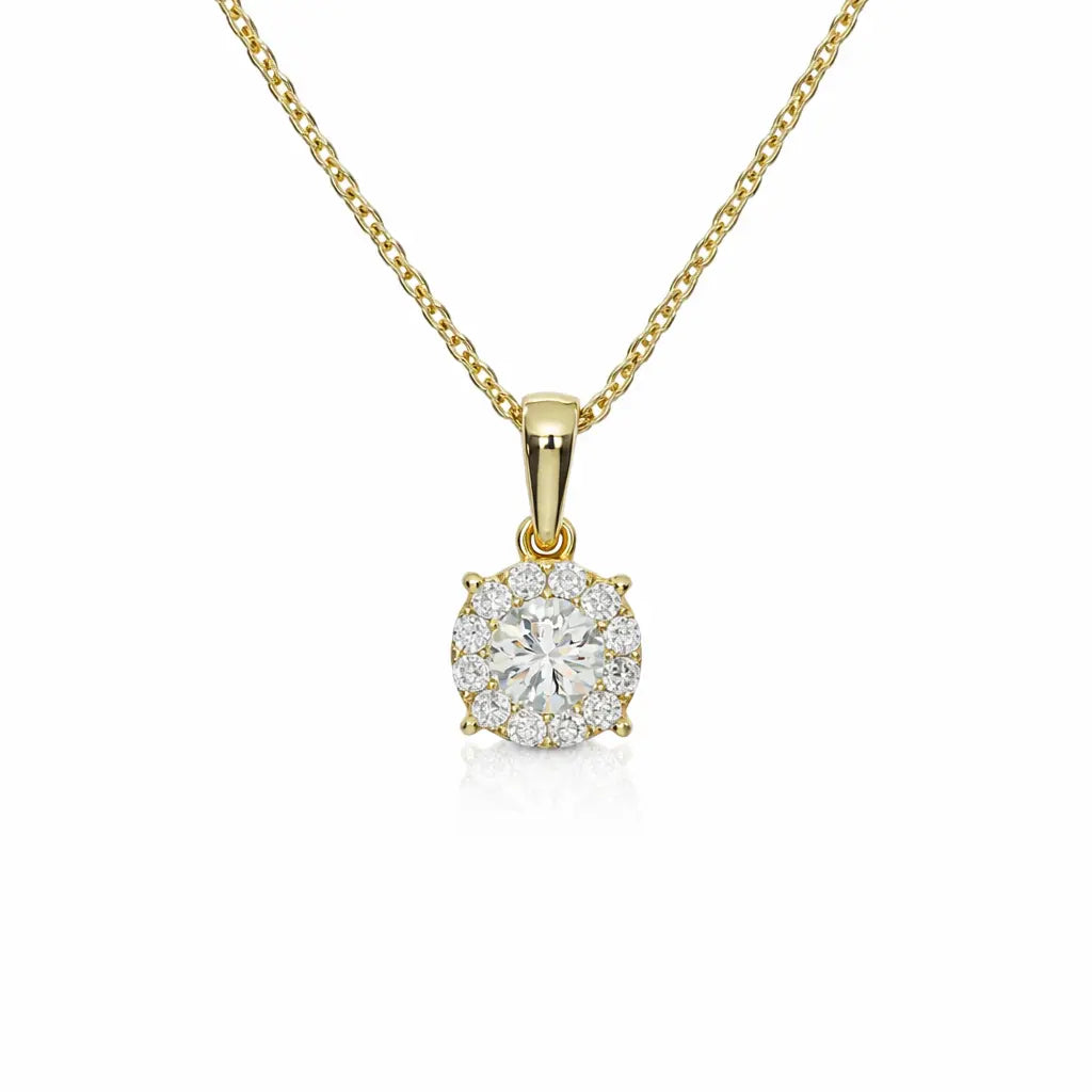 14 Karat Brillant Pavé Vedhæng 0,50 ct.