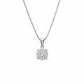 14 Karat Hvidgulds Roset Vedhæng 0,50 ct.