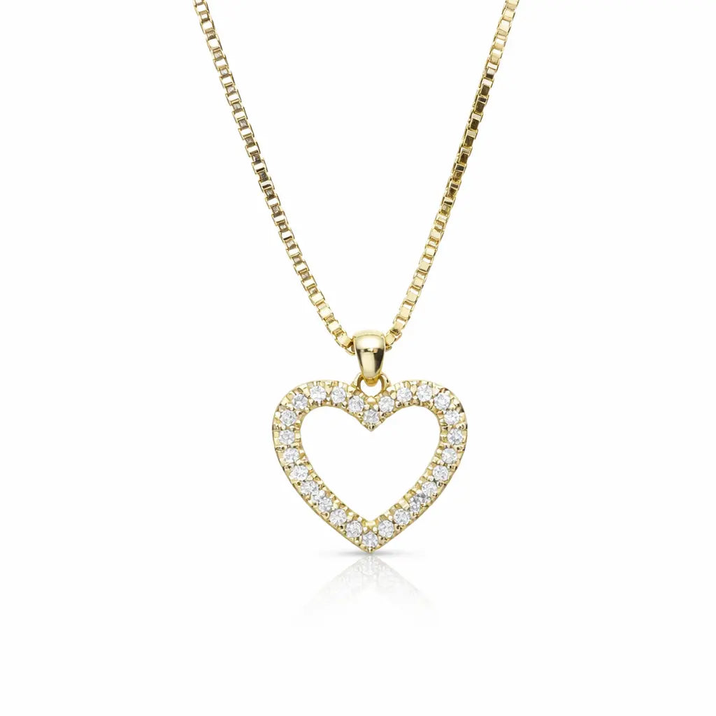 14 Karat Brillant Hjerte Vedhæng
Editor til formateret tekst
