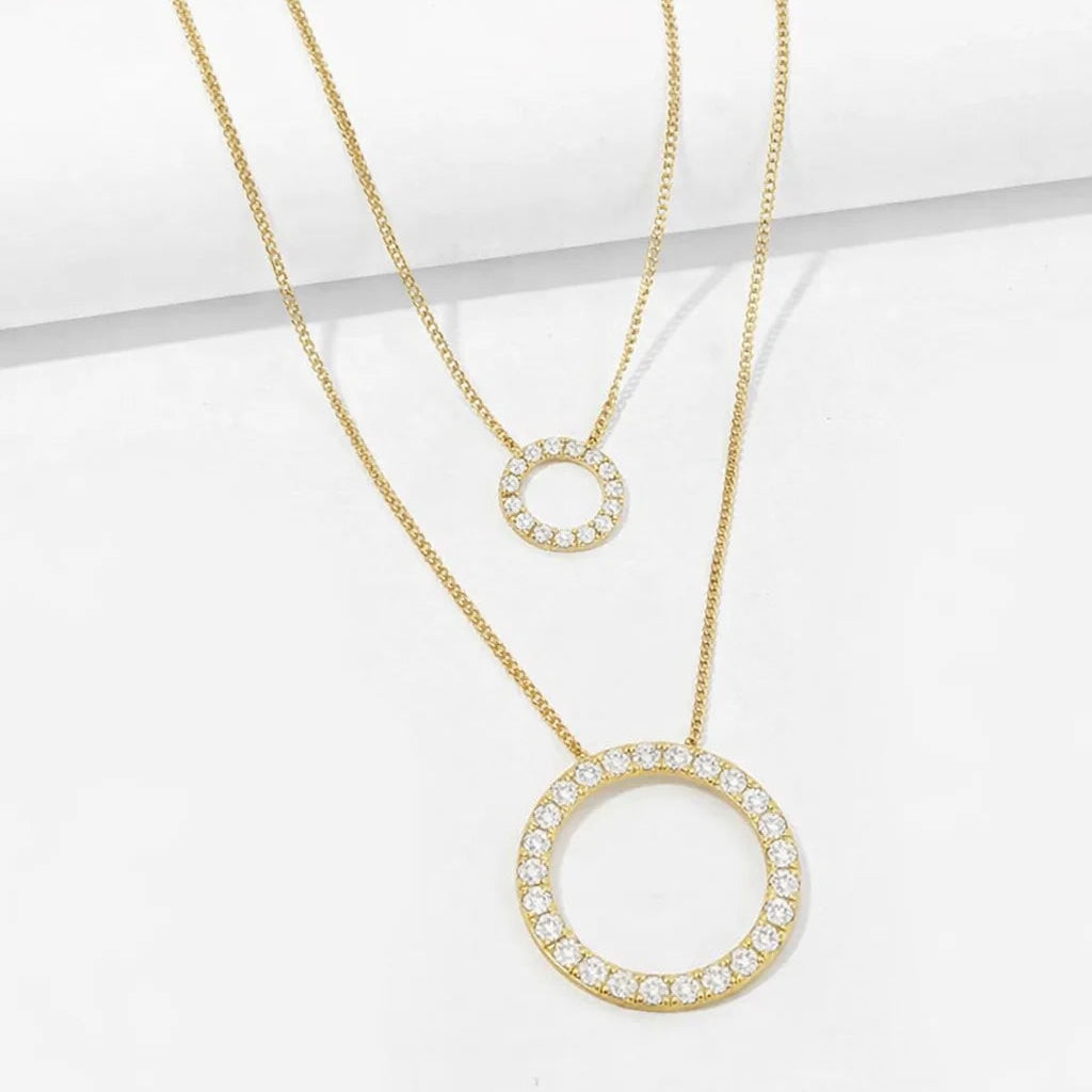 14 Karat Brillant Cirkel Vedhæng 0,979 ct.