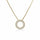 14 Karat Brillant Cirkel Vedhæng 0,49 ct.
