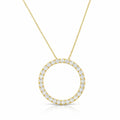 14 Karat Brillant Cirkel Vedhæng 0,979 ct.