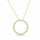14 Karat Brillant Cirkel Vedhæng 0,979 ct.