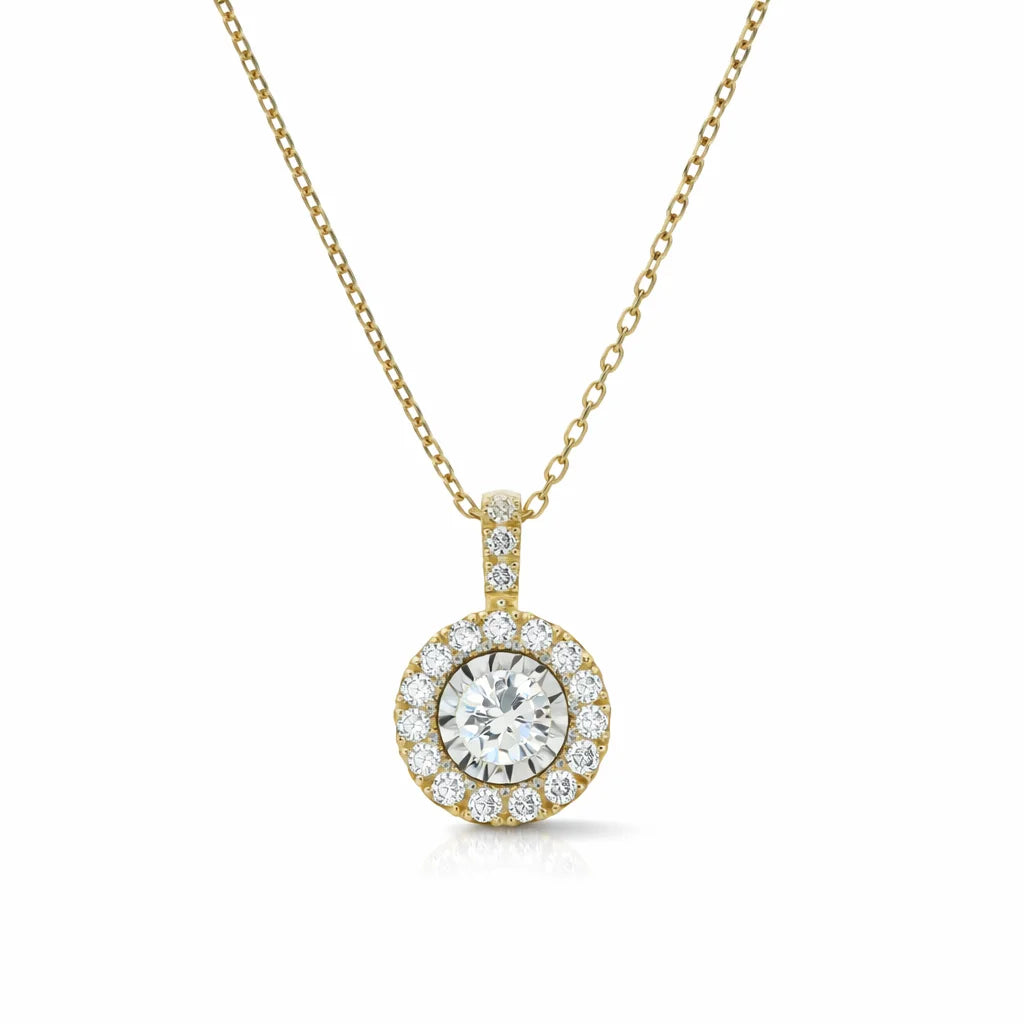 14 Karat Brillant Roset Vedhæng