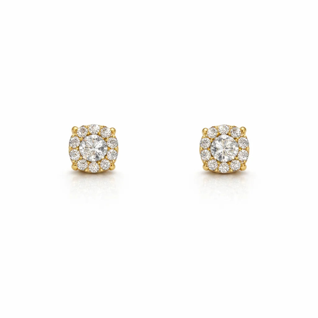 14 Karat Roset Ørestikker