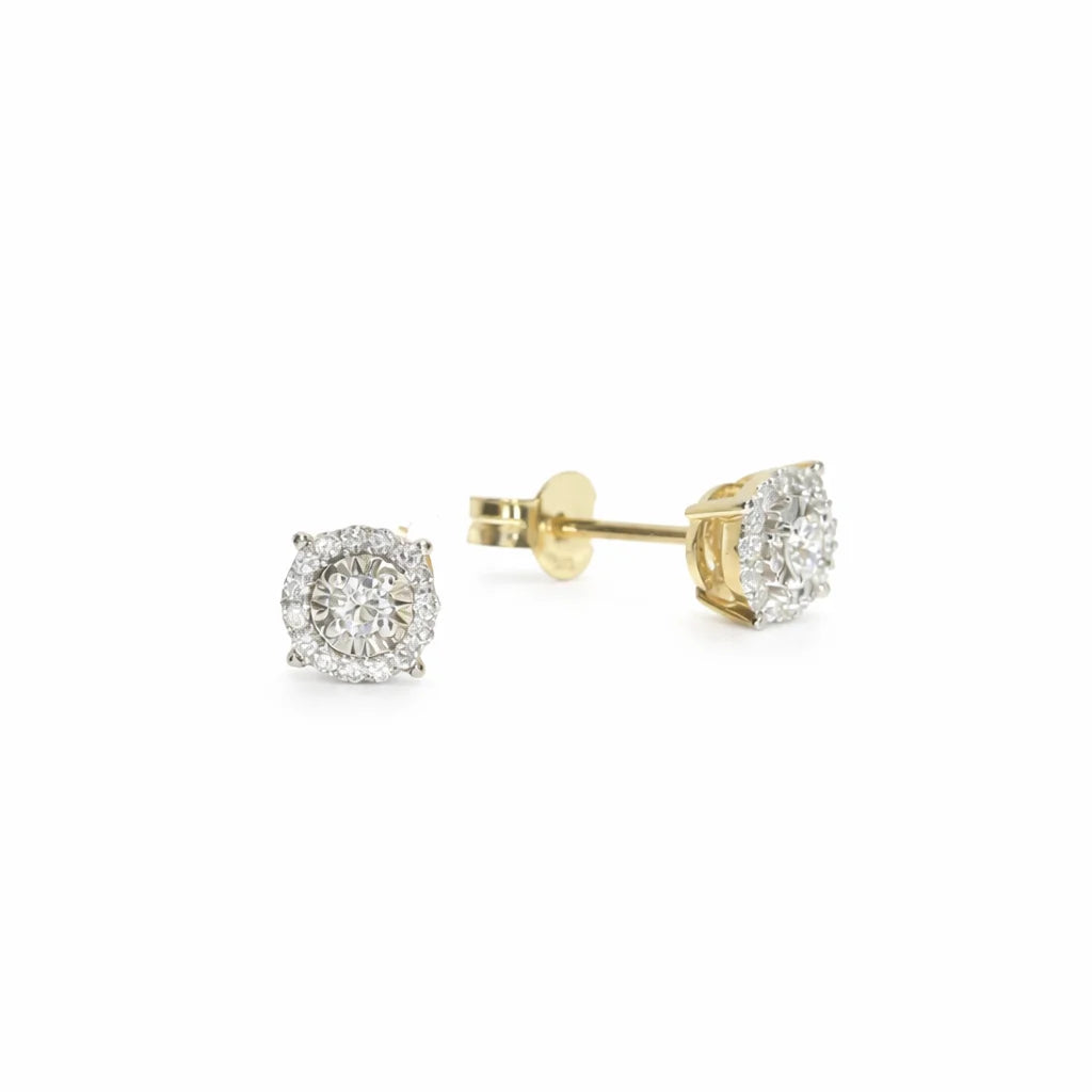14 Karat Brillant Ørestikker