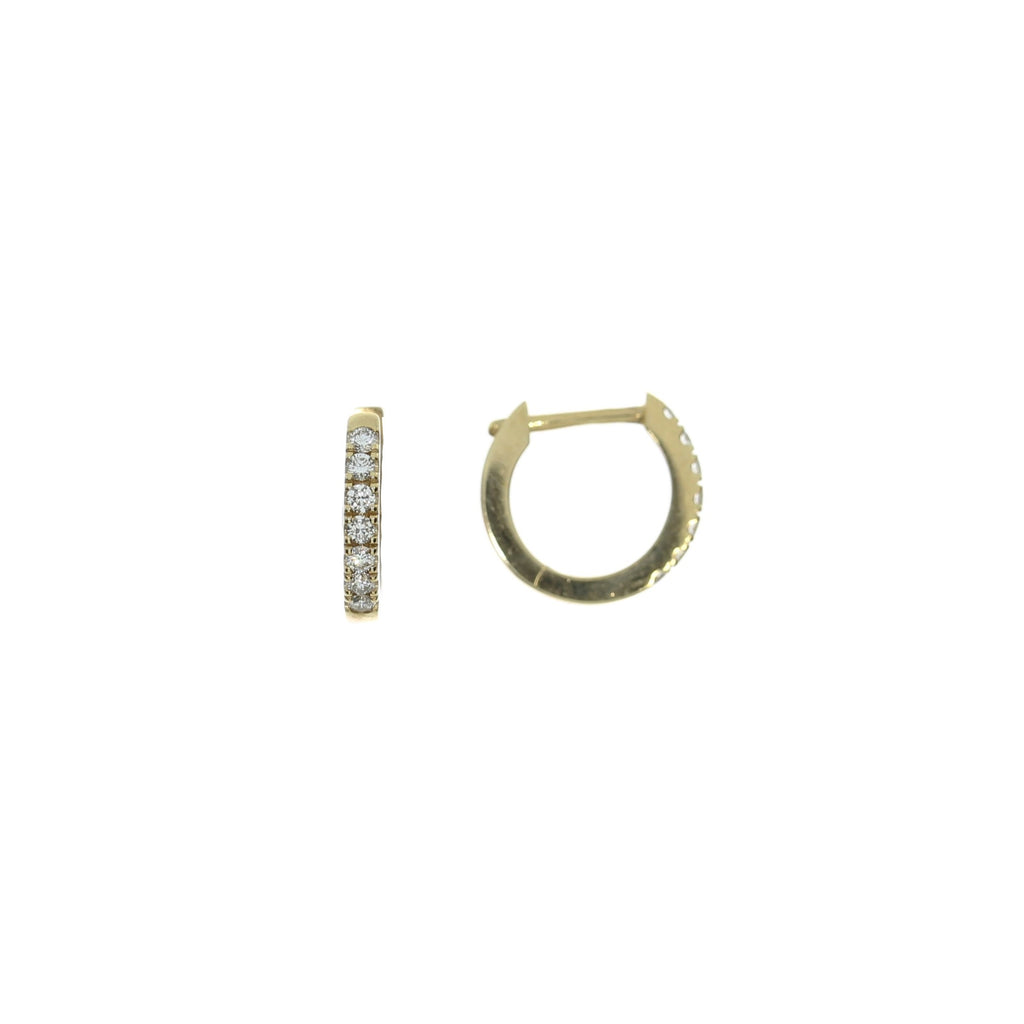 14 Karat Brillant Creoler