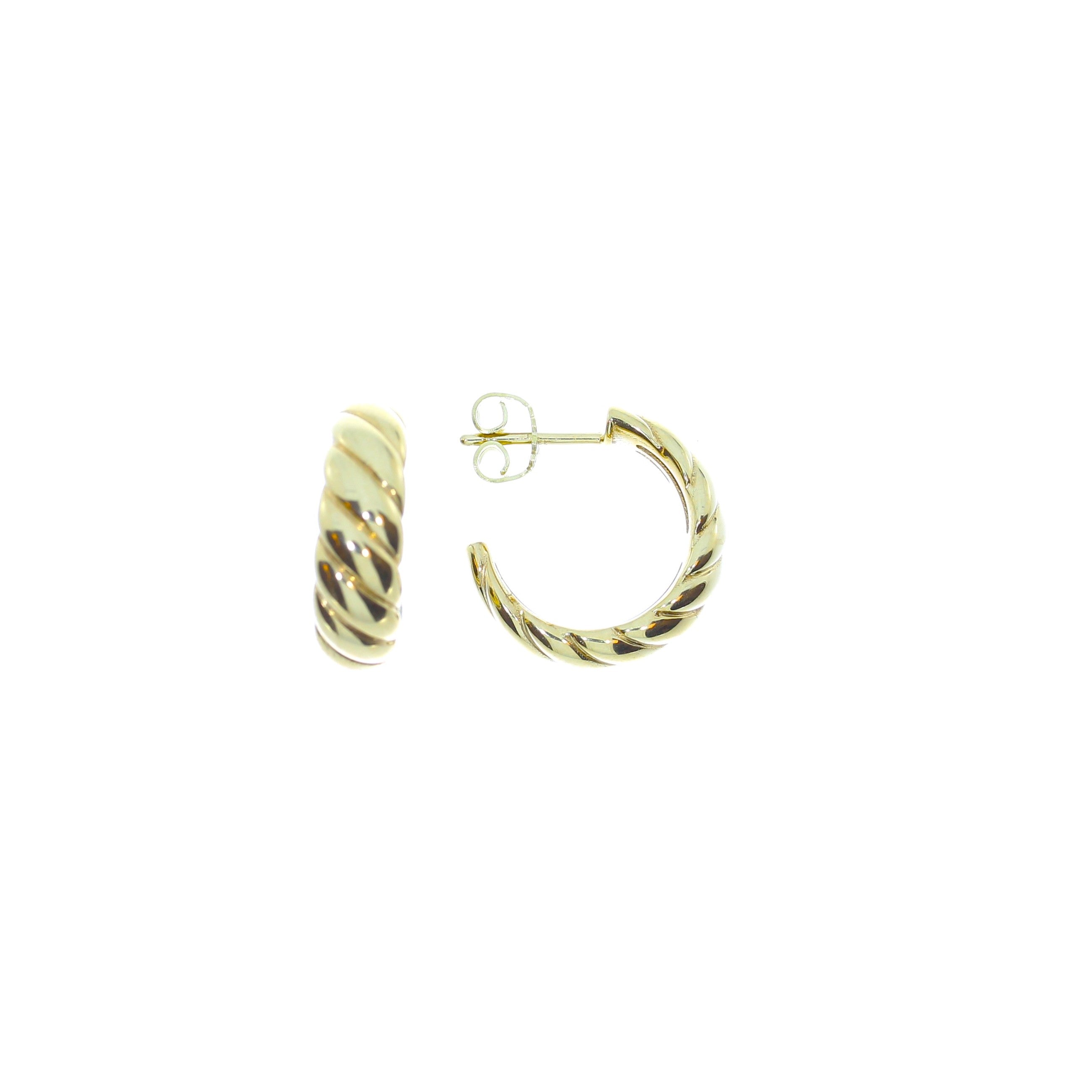 14 Karat Chunky Snoet Creoler