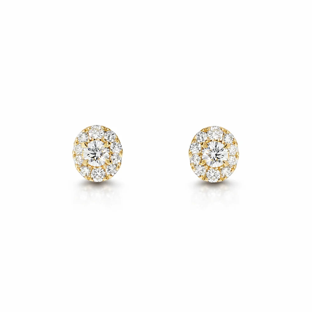14 Karat Roset Ørestikker