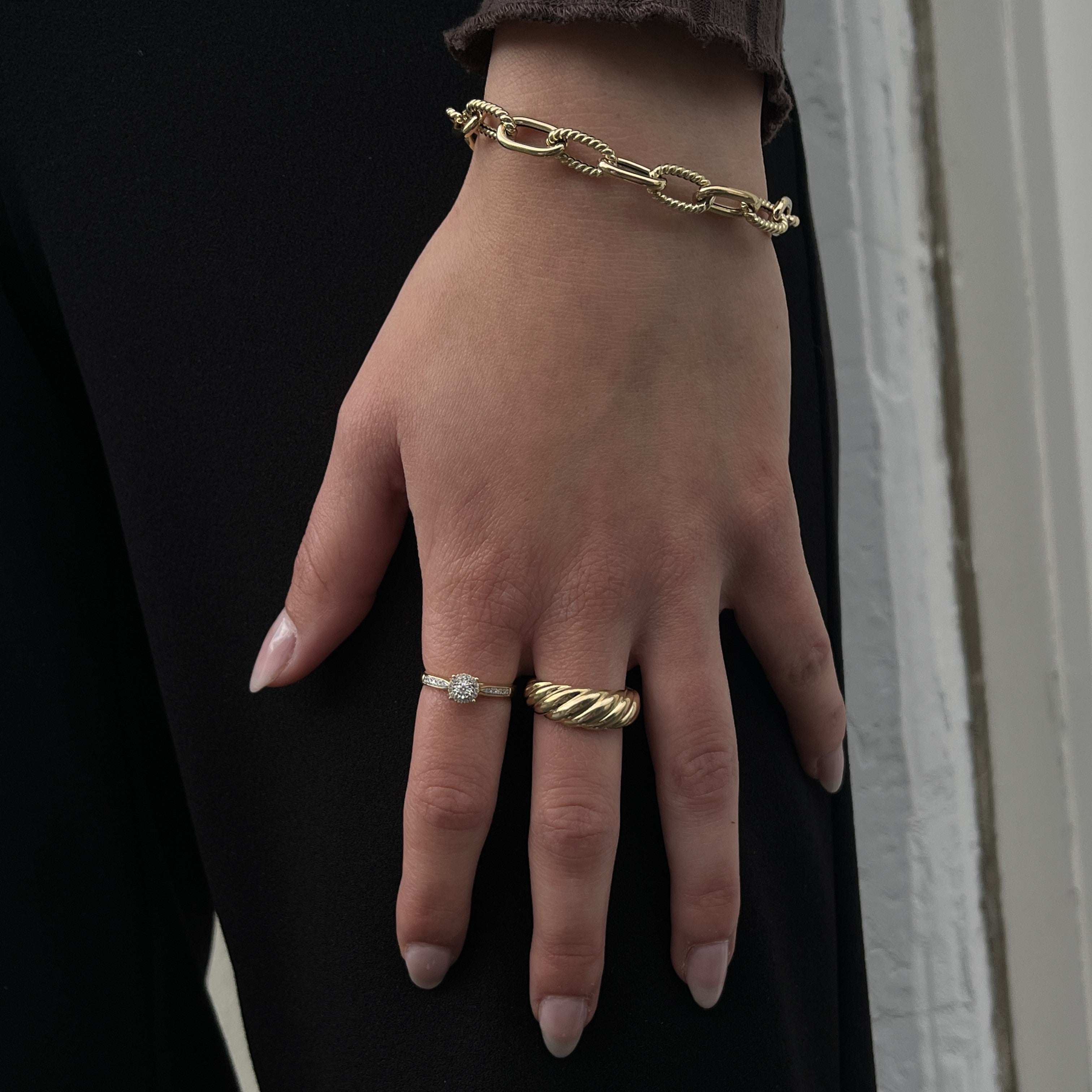 14 Karat Chunky Snoet Ring