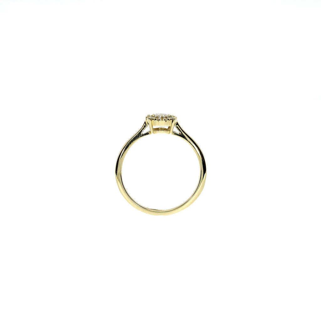 14 Karat Roset Ring 0,35 ct.