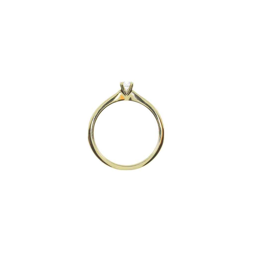 14 Karat Solitaire Ring