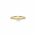 14 Karat Solitaire Ring 0,57 ct.