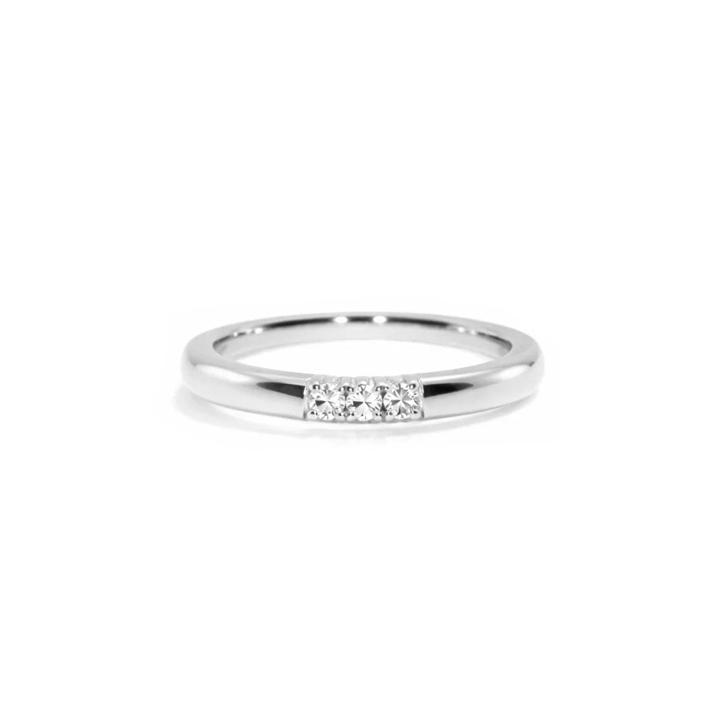 14 Karat Hvidguld Gloria Ring 0,09 ct.
