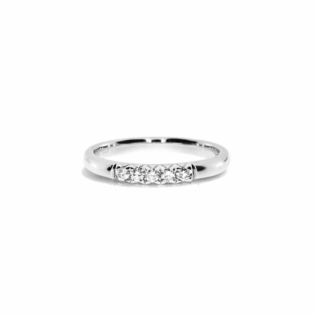 14 Karat Hvidguld Gloria Ring 0,15 ct.