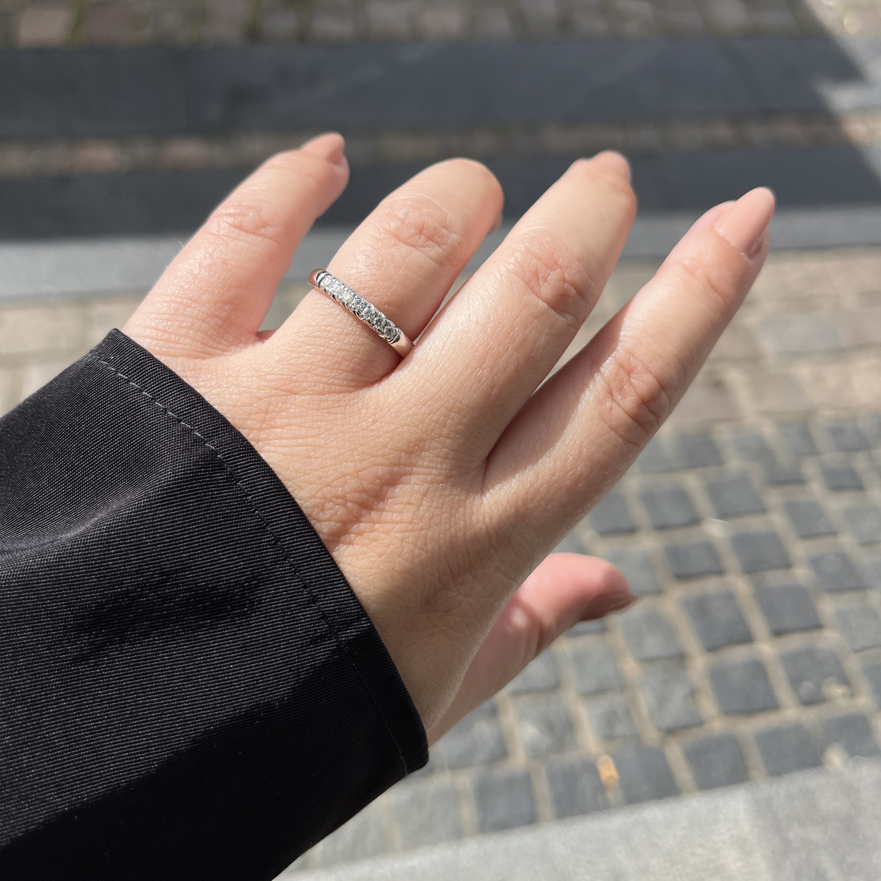 14 Karat Hvidguld Gloria Ring 0,21 ct.