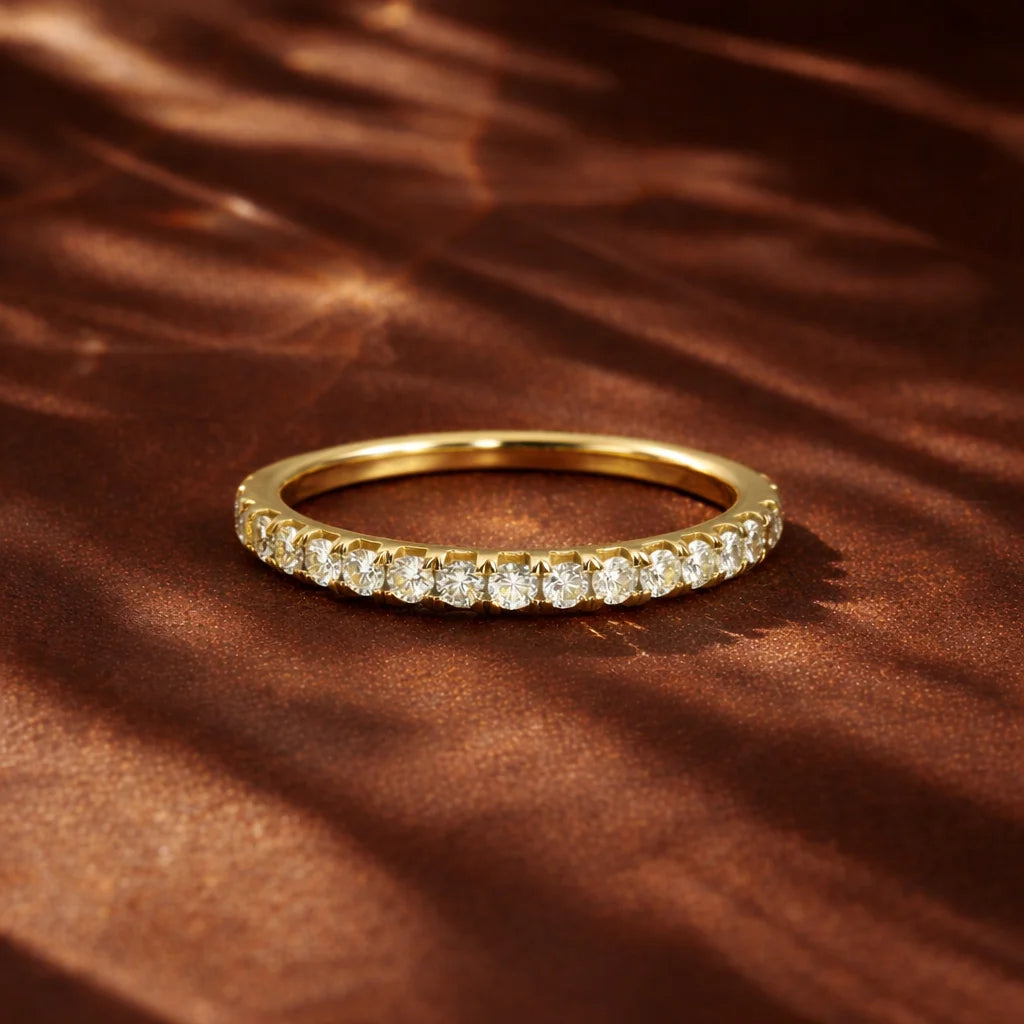 14 Karat Alliancering 0,50 ct.