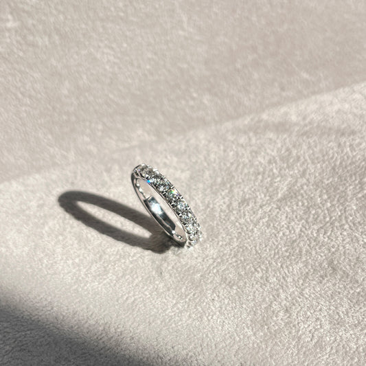 14 Karat Hvidguld Alliance Ring 1,00 ct.