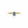 14 Karat Safir Roset Ring
