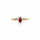 14 Karat Rubin Roset Ring