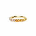 14 Karat Regnbue Safir Ring