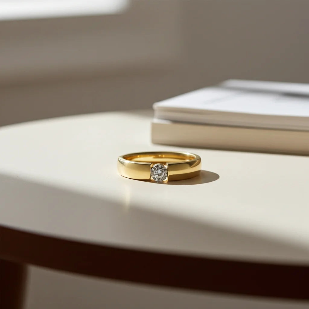 14 Karat Brillant Ring