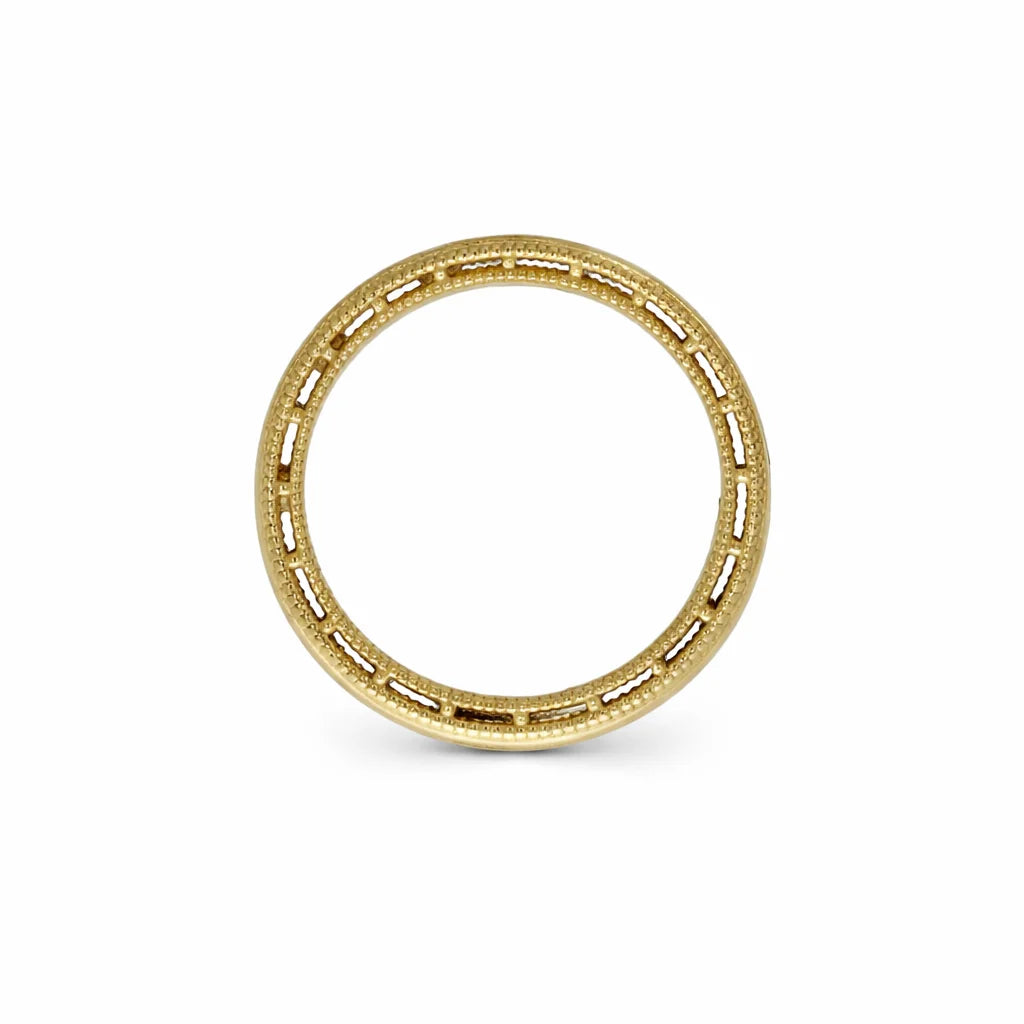 14 Karat Mat Brillant Ring