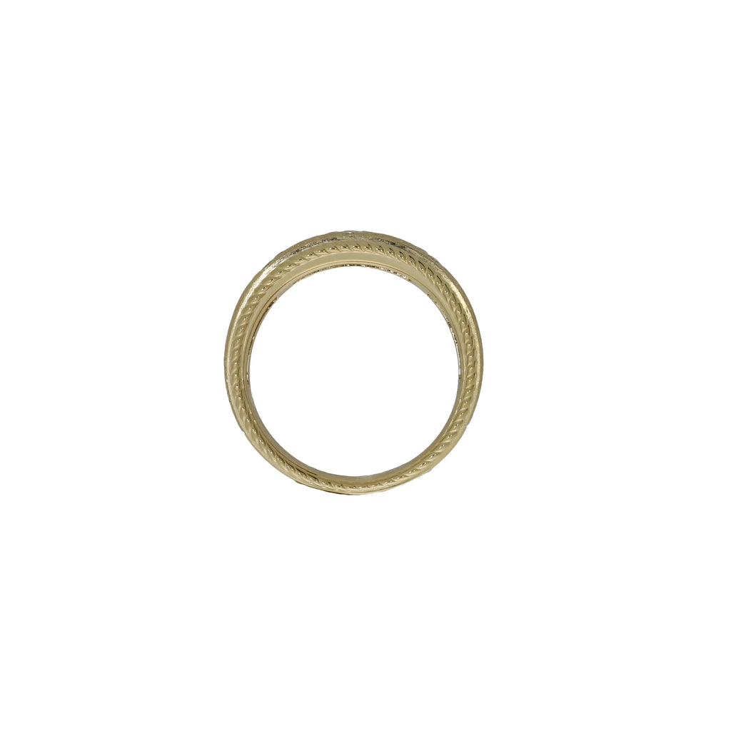 14 Karat Chunky Mat Brillant Ring