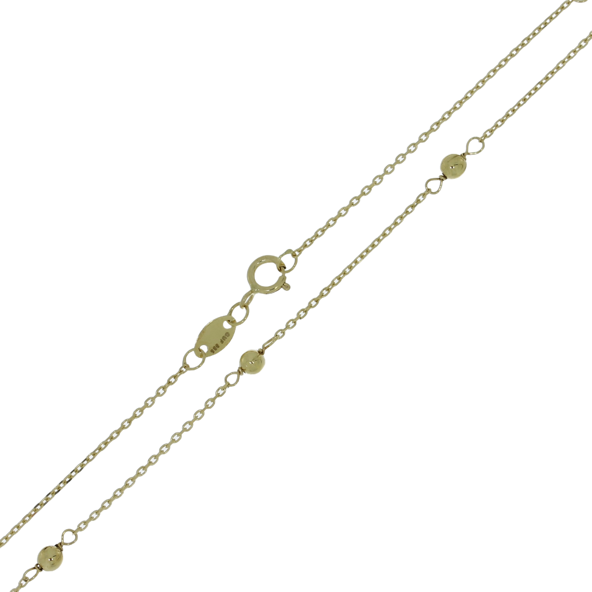 14 Karat Kugle Kæde