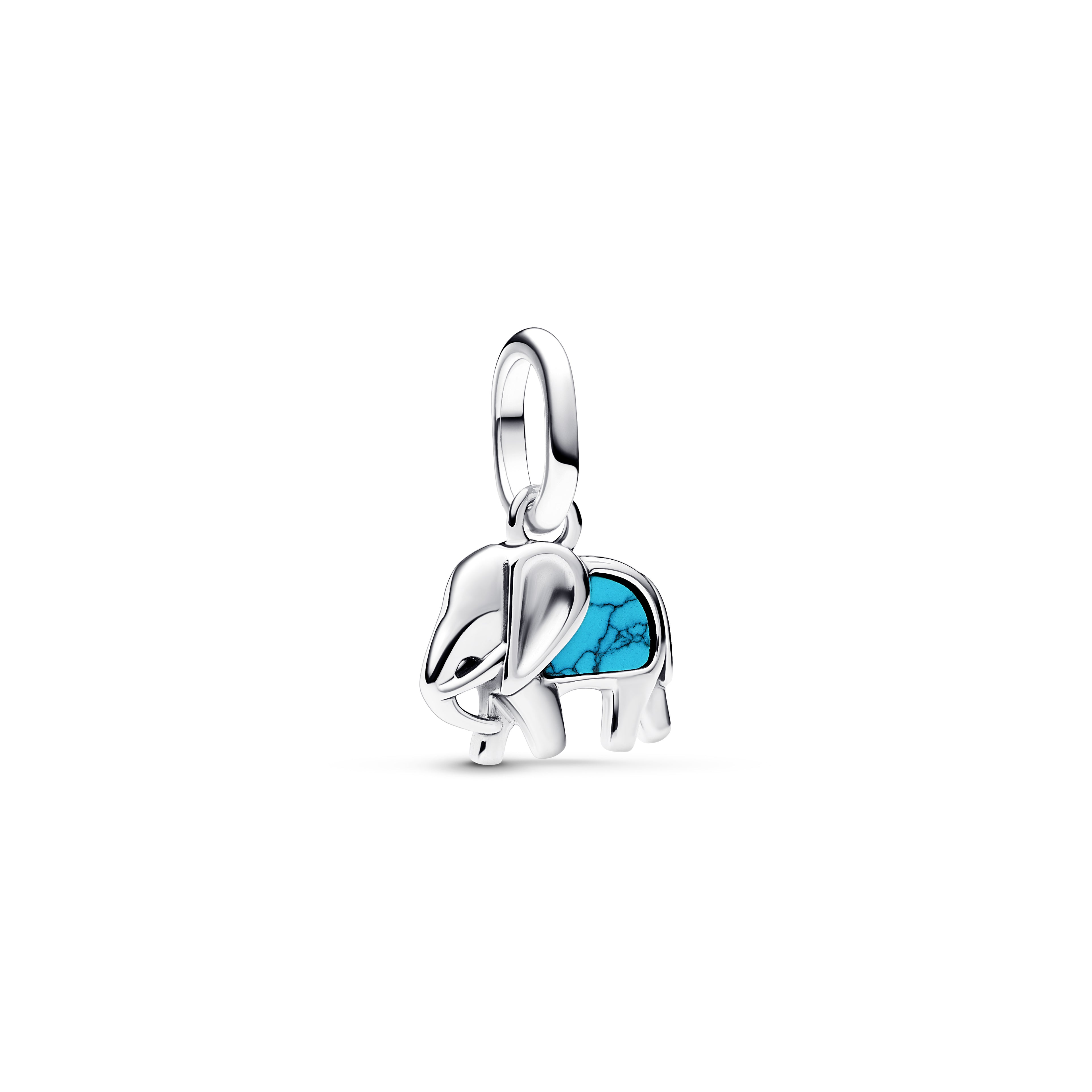 Turkisfarvet Elefant Minicharm