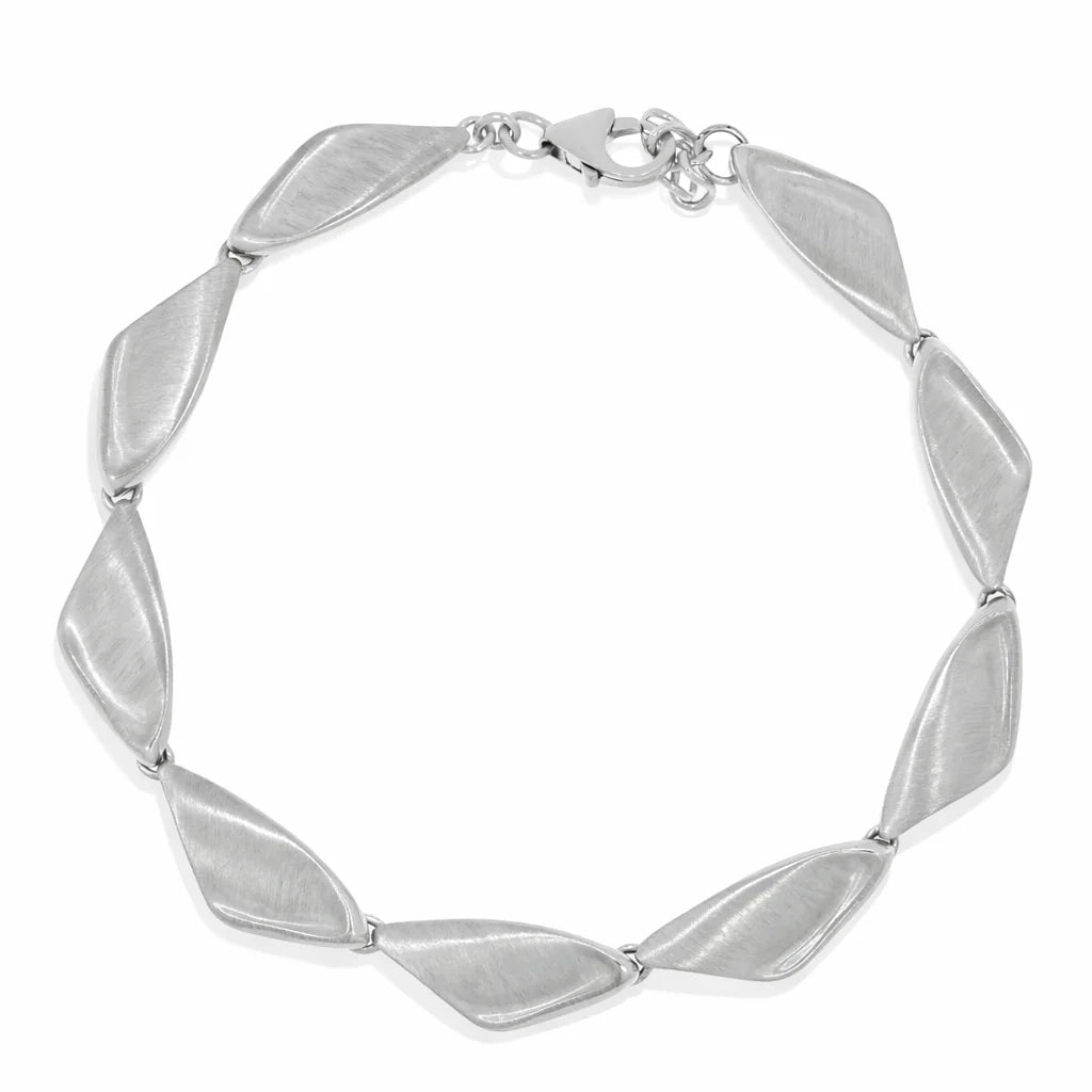 Sølv Matteret Mia Armbånd