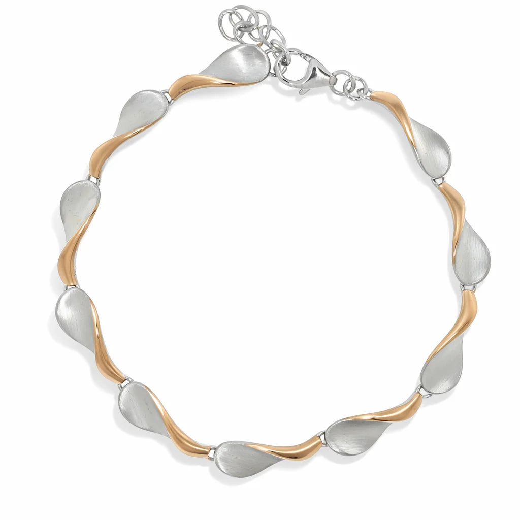Sølv Lilje Duo Armbånd
