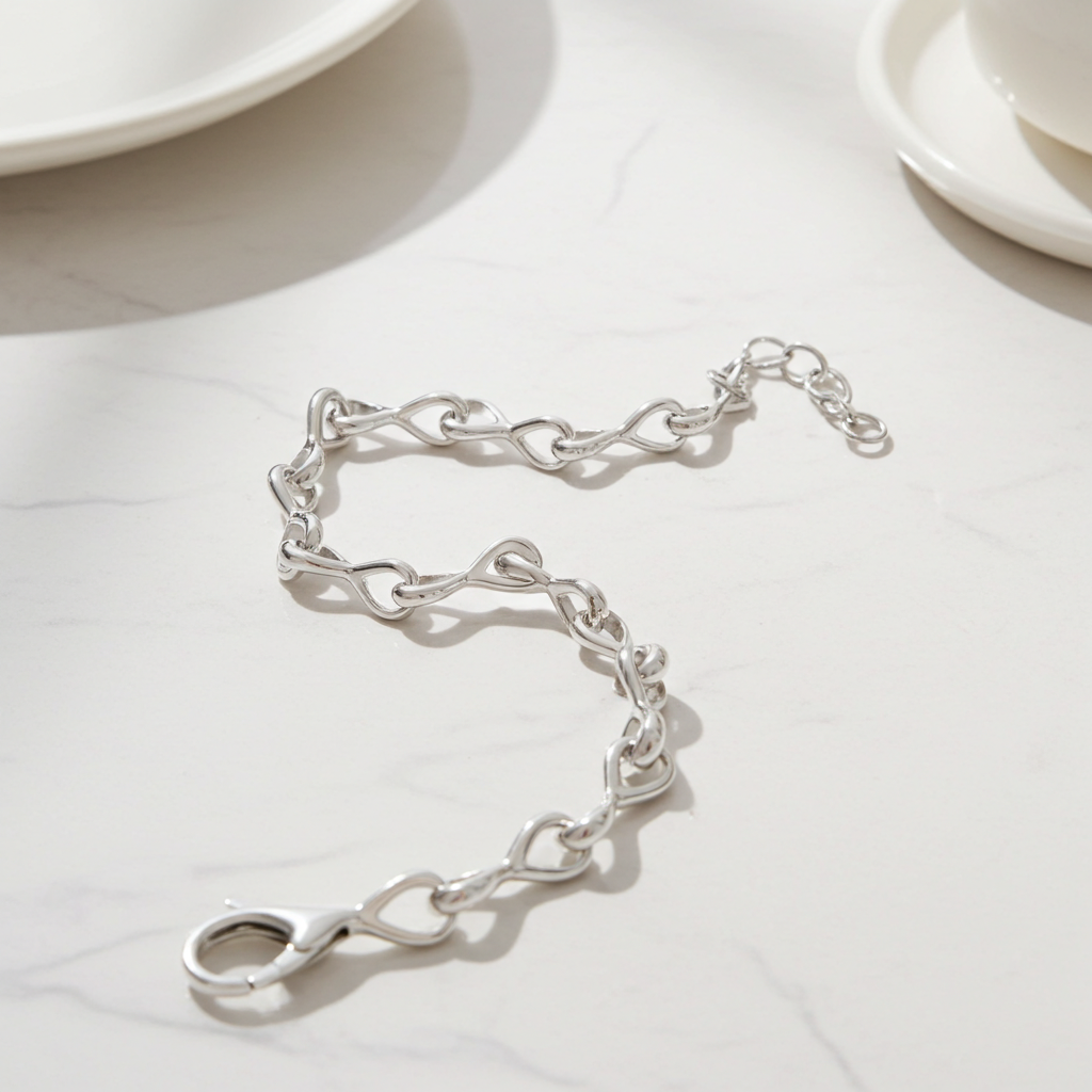 Sølv DuoLink Armbånd