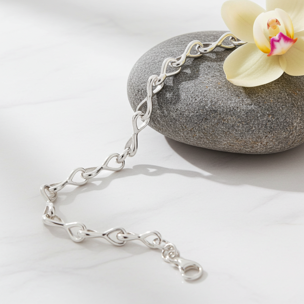 Sølv DuoLink Armbånd