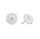 Sølv Magueritte Ørestikker 11mm